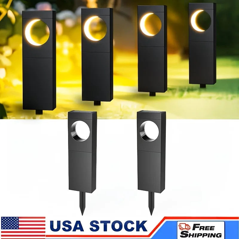 Solar Pathway Lights Outdoor Waterproof Auto On Off Garden Lighting