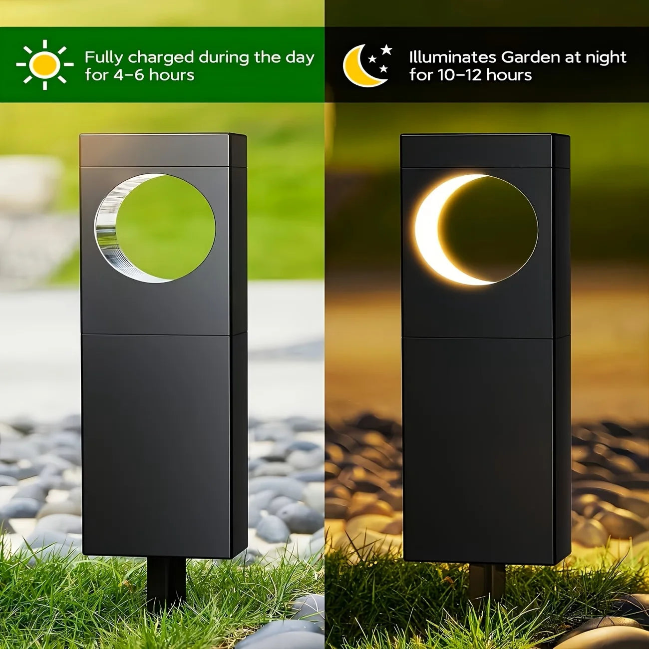 Solar Pathway Lights Outdoor Waterproof Auto On Off Garden Lighting