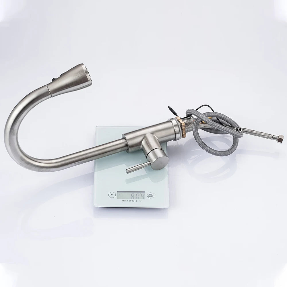 DQOK Smart Touchless Infrared Kitchen Faucet With Pull Out Sprayer