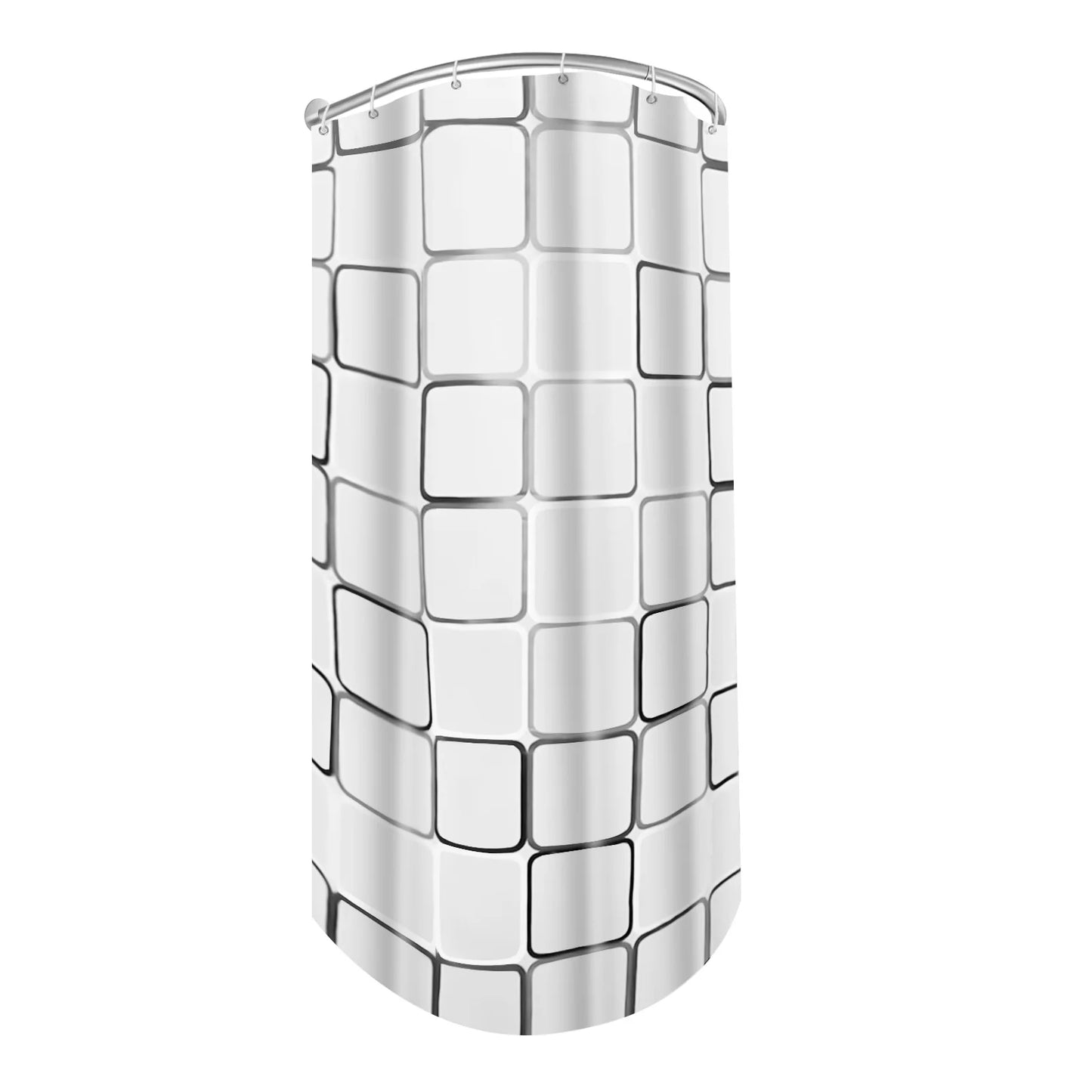 No Drilling L Shape Shower Curtain Rod Rustproof Stainless Steel
