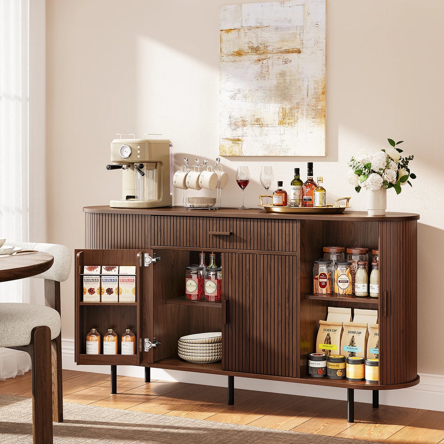 ONBRILL Sideboard Buffet Cabinet With Storage For Kitchen