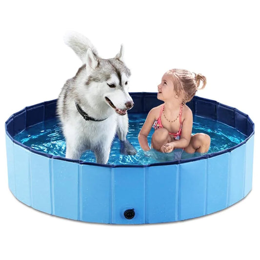 Foldable Dog Swimming Pool Portable Pet Grooming Tub