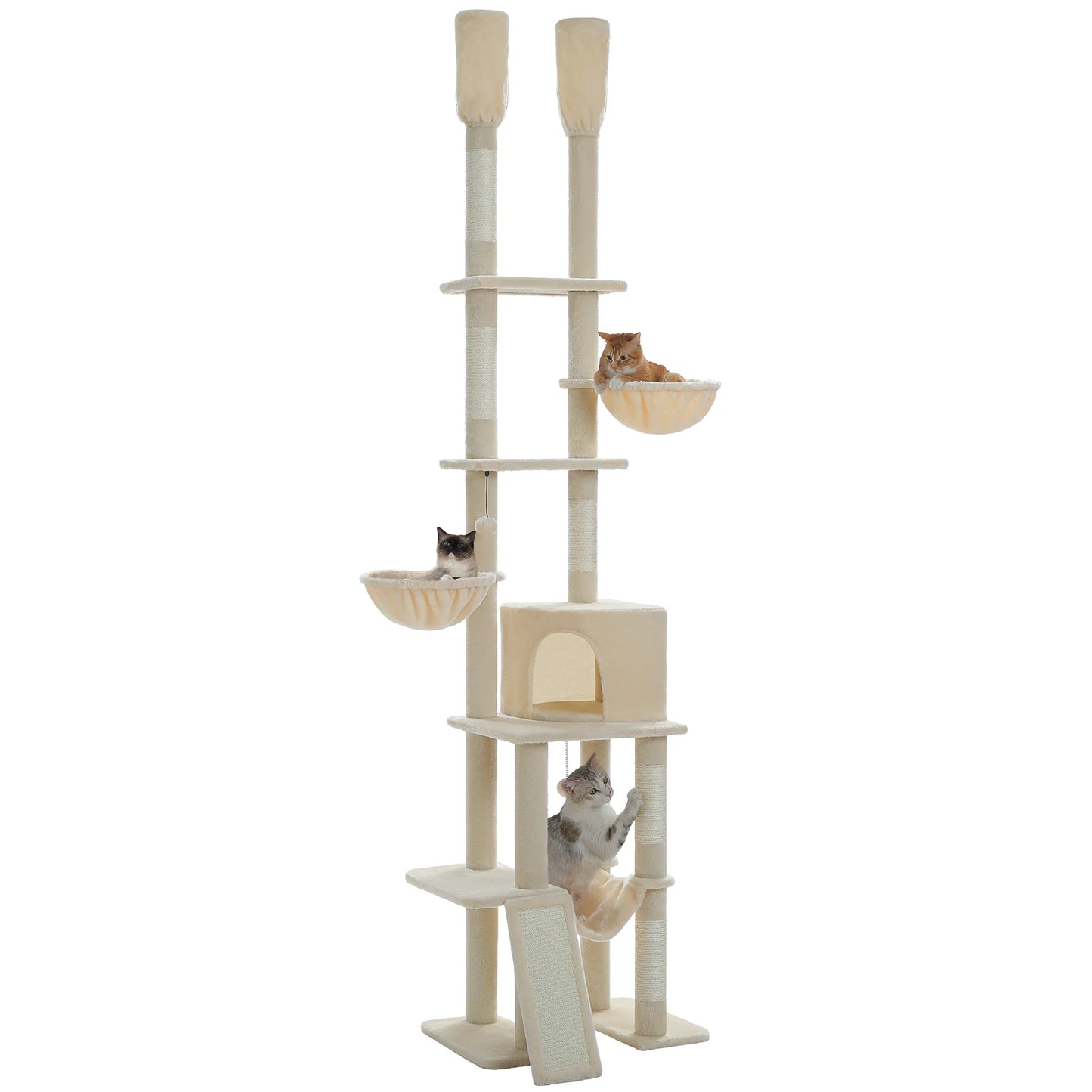 PAWZ Road Cactus Cat Tree With Scratching Posts And Condos
