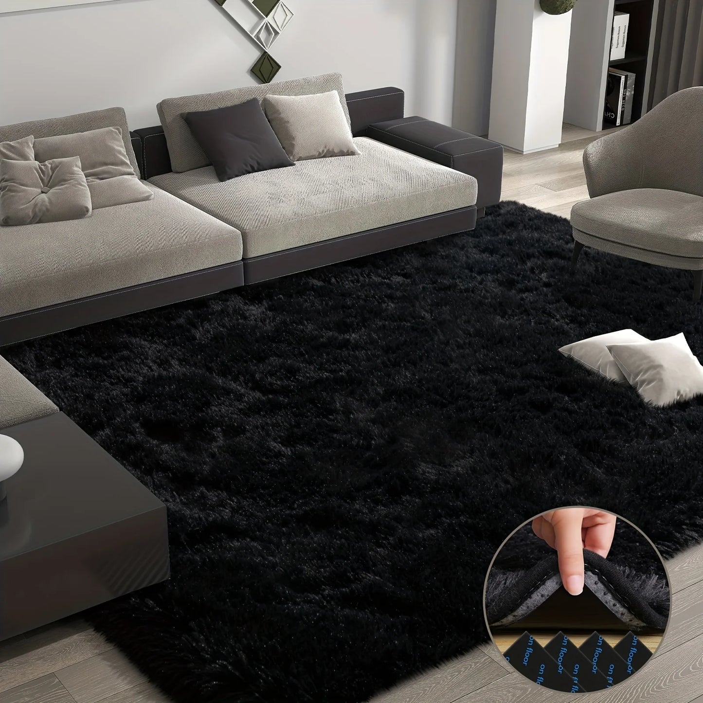 Aubusson Style Super Soft Plush Area Rug For Living Room