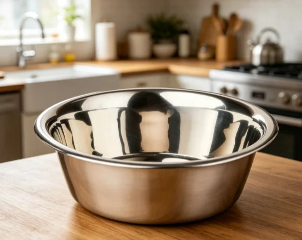 Durable Stainless Steel Pet Bowl For Dogs And Cats