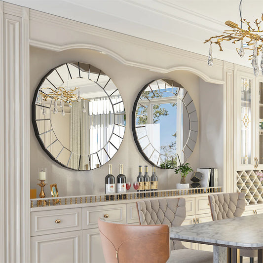 Elegant Round Wall Decorative Mirror for Modern Home Interior
