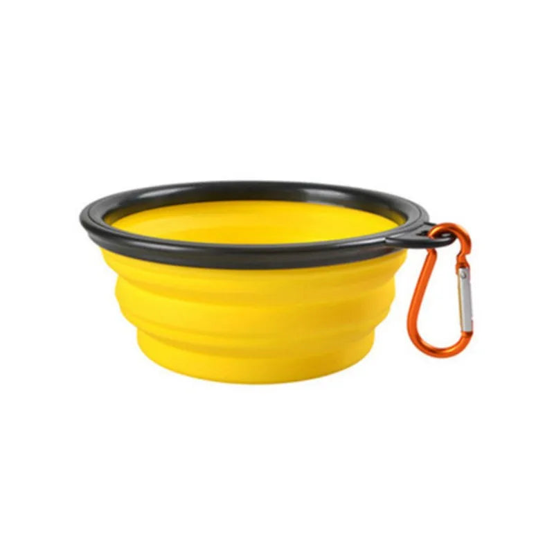 Portable Pet Food Bowl TPR Collapsible Travel Water Bowl