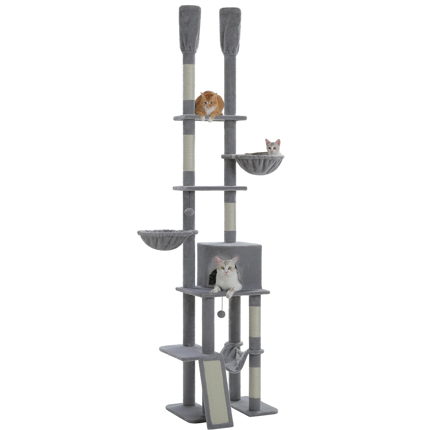 PAWZ Road Cactus Cat Tree With Scratching Posts And Condos