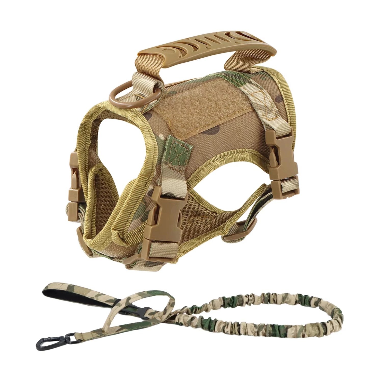 Tactical Puppy Harness Leash Set For Small Dogs Training