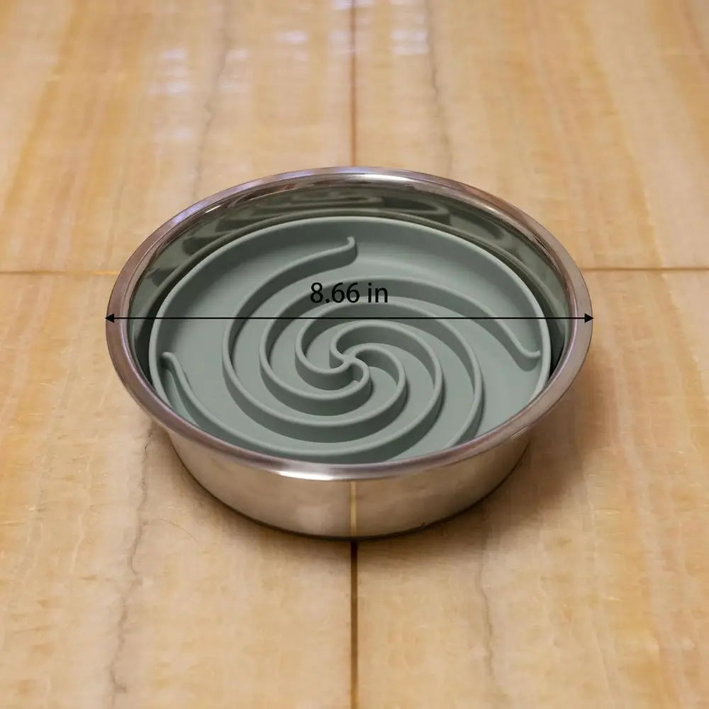 Slow Feeder Dog Bowls Silicone Puzzle Bowl Non-Slip Dishwasher Safe