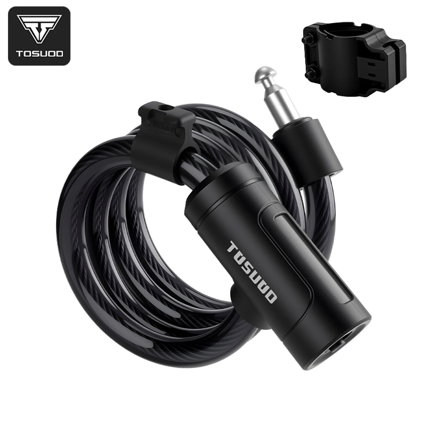 TOSUOD Bicycle Lock With Free Mounting Bracket And 2 Keys