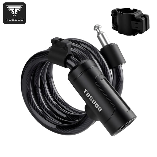 TOSUOD Bicycle Lock With Free Mounting Bracket And 2 Keys