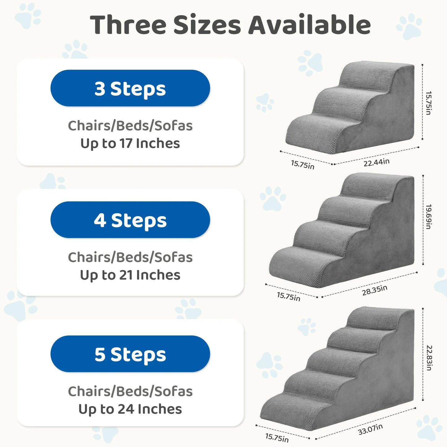 Curved High Density Dog Stairs Ramp For Small Dogs