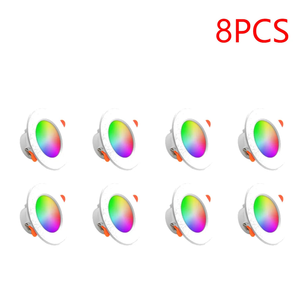 APWIKOGER 10W Smart LED Downlight RGB CCT Bluetooth Lamp
