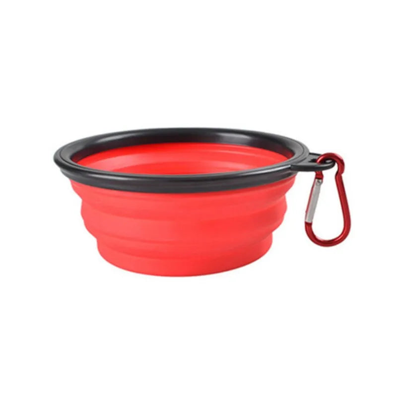 Portable Pet Food Bowl TPR Collapsible Travel Water Bowl