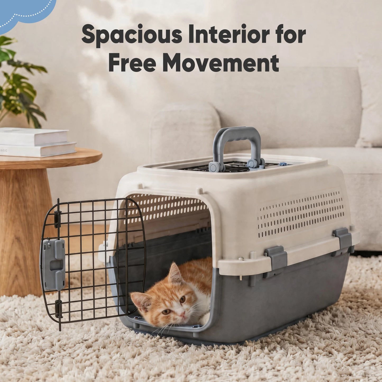 Pet Carrier for Small Dogs and Cats With Enhanced Security