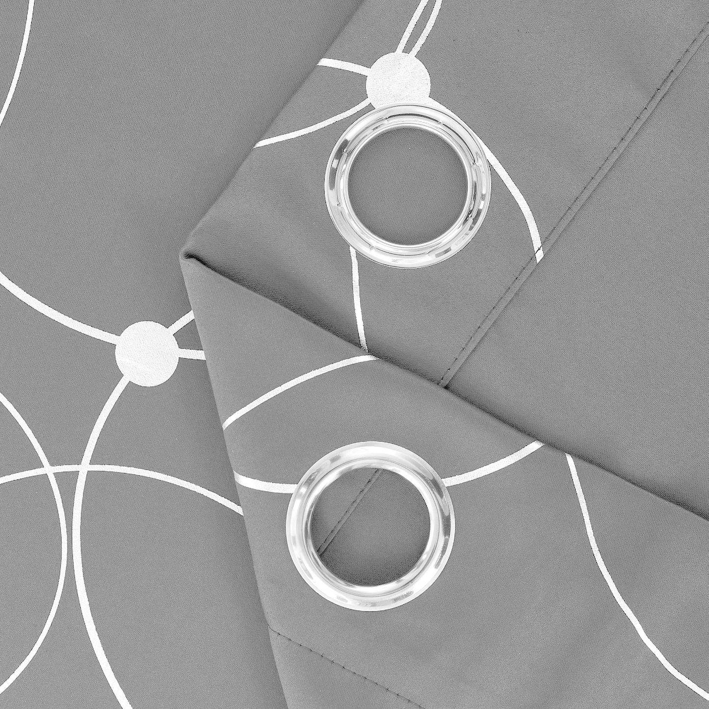 Blackout Curtain Set 4 Piece Grommet Thermal Insulated Room Darkening