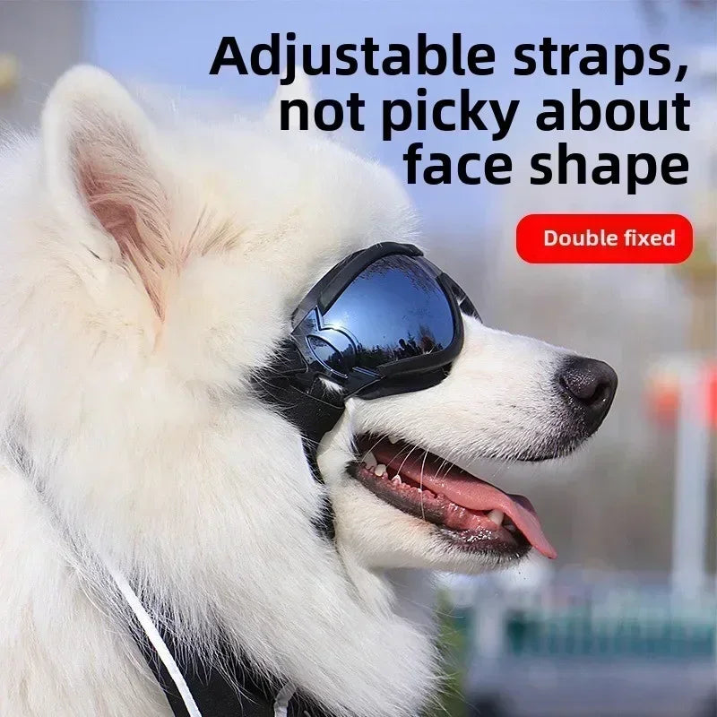 Pet Goggles Adjustable Anti UV Dog Sunglasses For Outdoor Activities