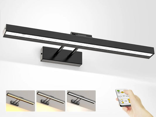 PRTILOUD Wireless Art Light For Paintings Dimmable With Remote