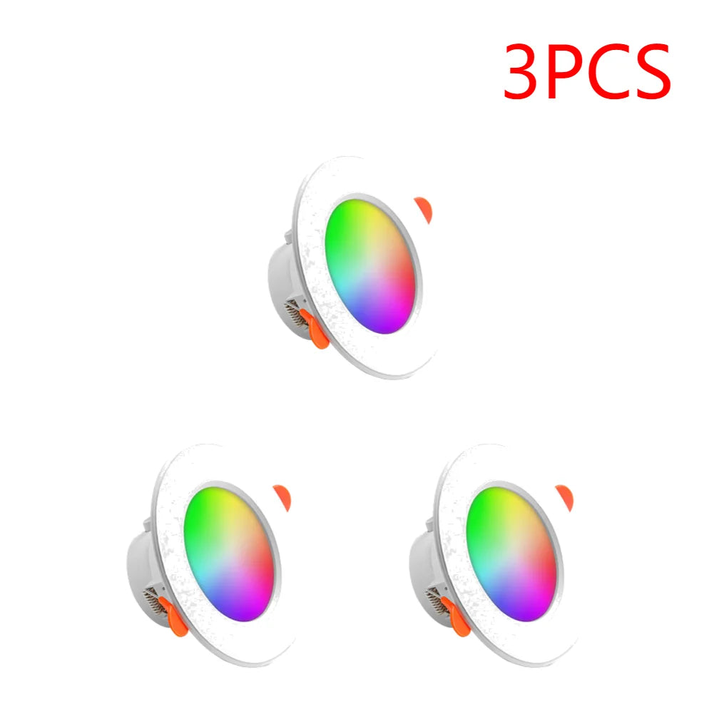APWIKOGER 10W Smart LED Downlight RGB CCT Bluetooth Lamp