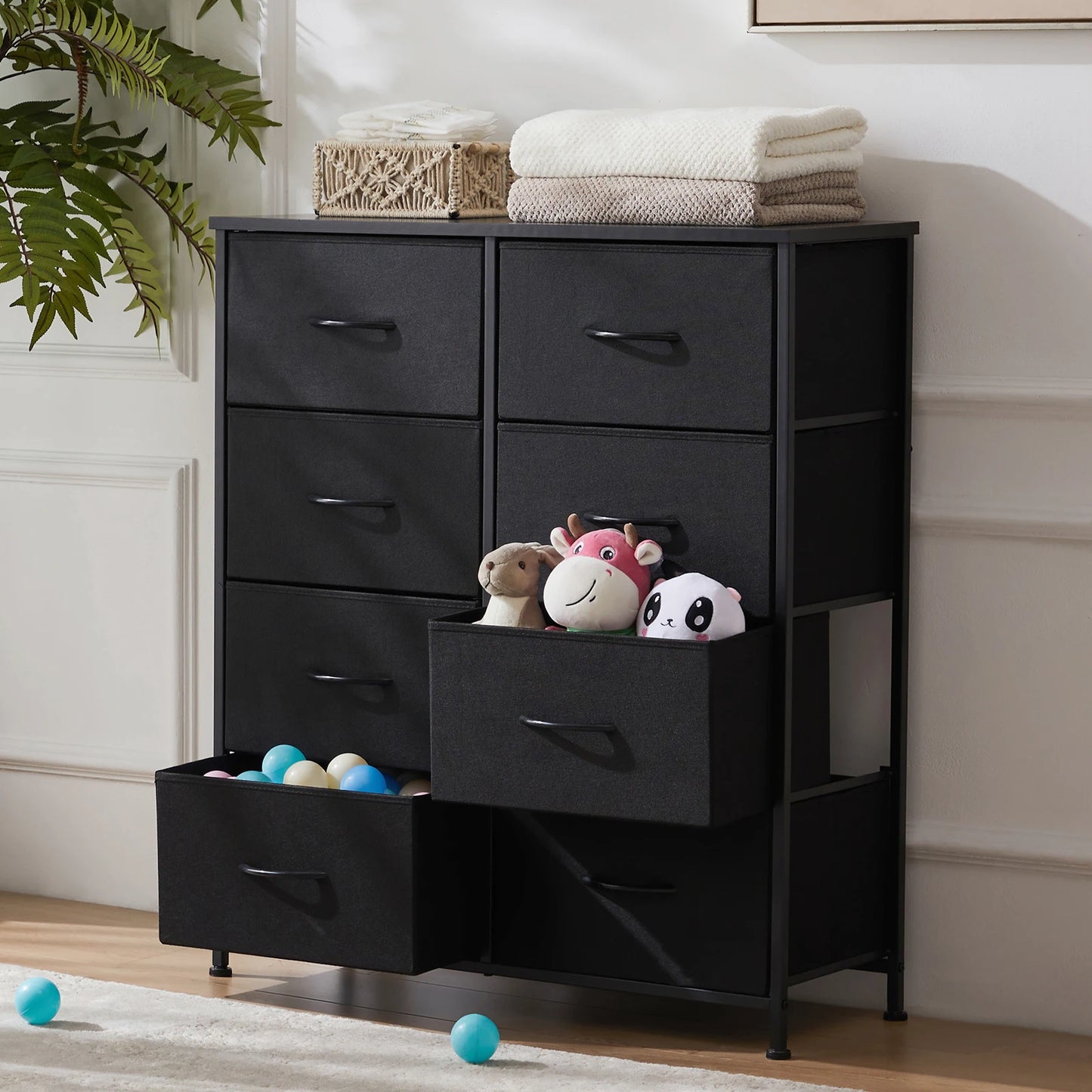 MCQ 8 Drawer Cabinet For Living Room Storage Organizer