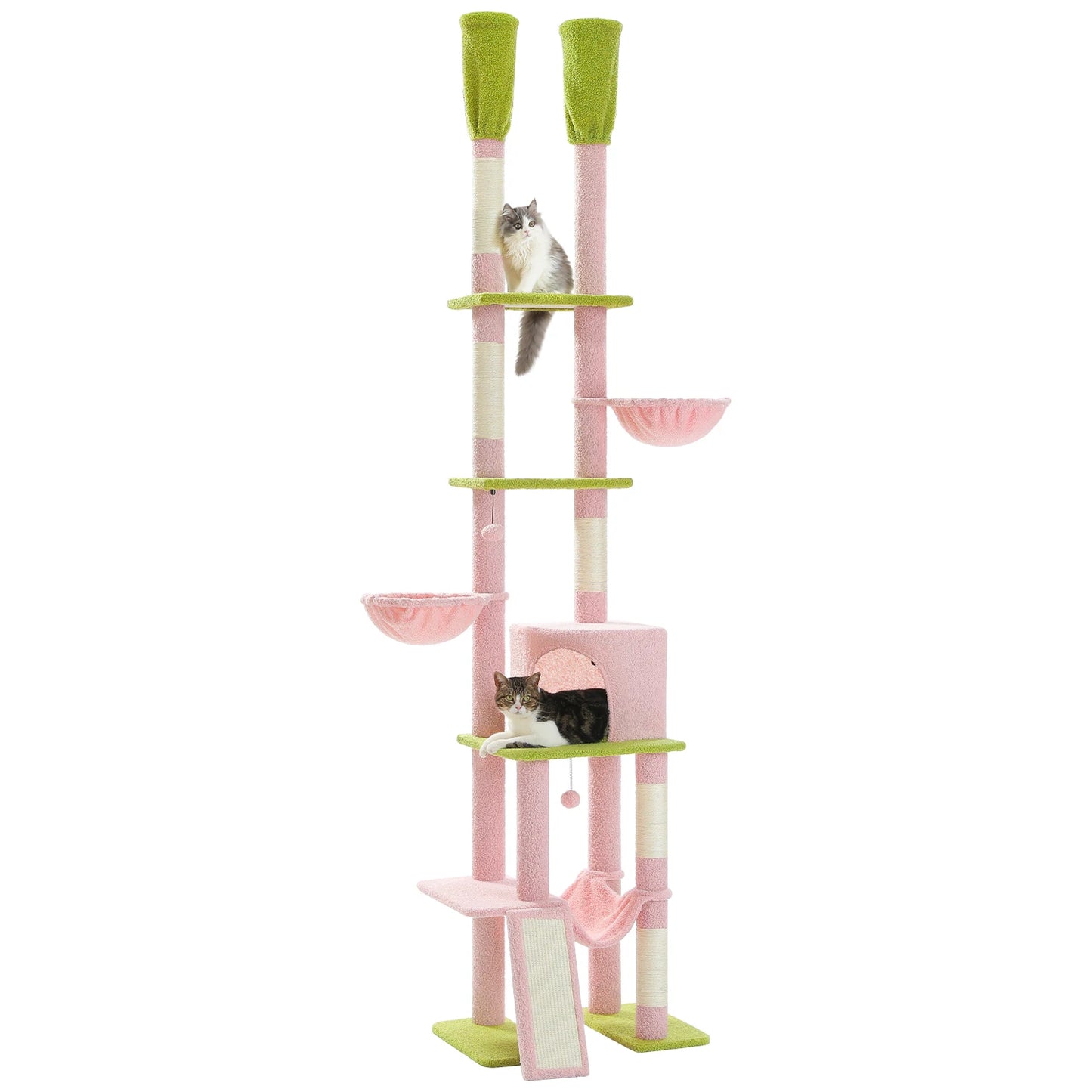 PAWZ Road Cactus Cat Tree With Scratching Posts And Condos