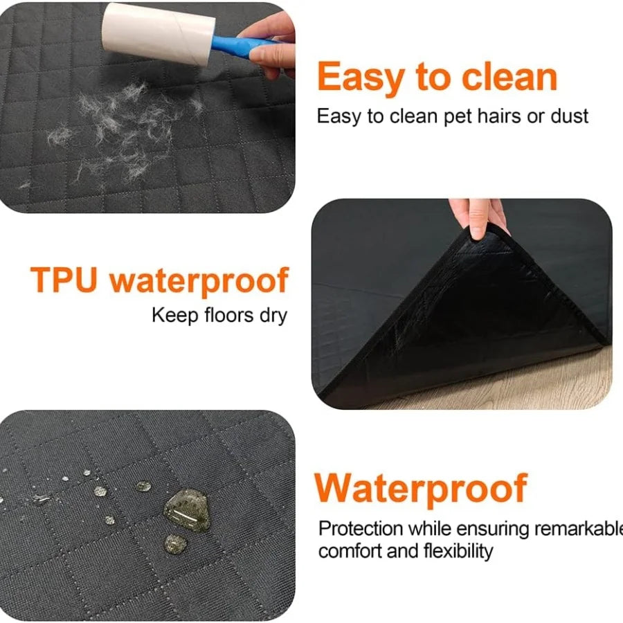 Washable Dog Pee Pads Reusable Waterproof Training Pads Crate Car
