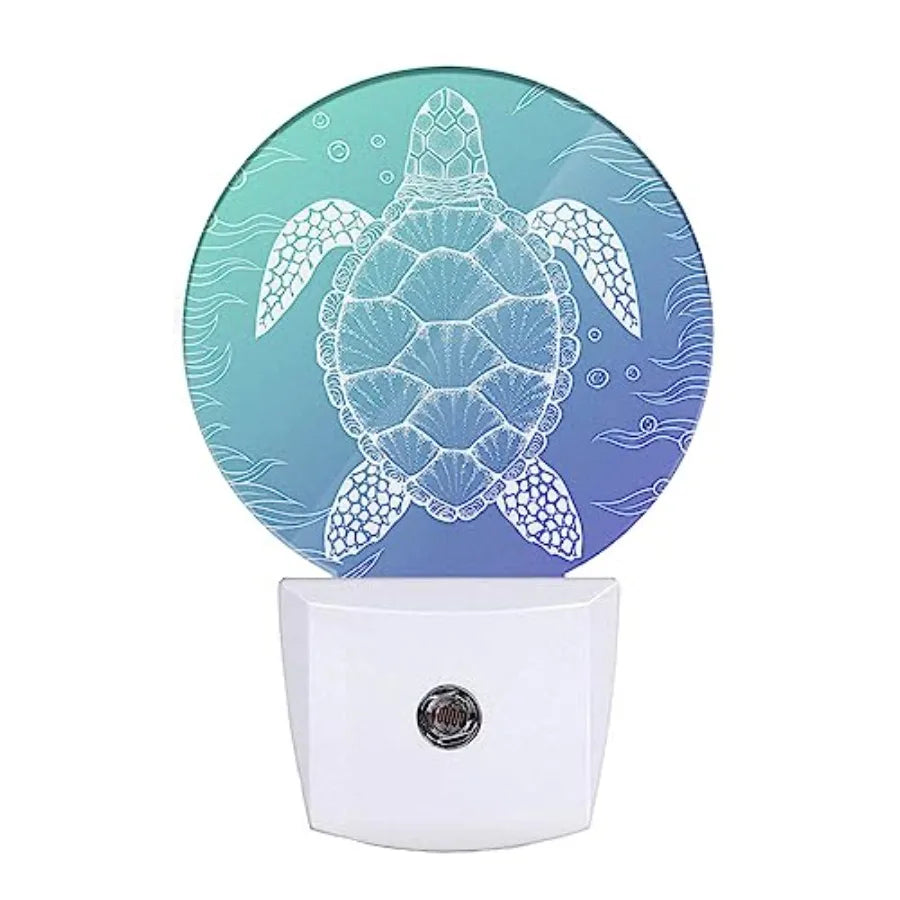 Floating Sharks Night Light With Dusk To Dawn Sensor
