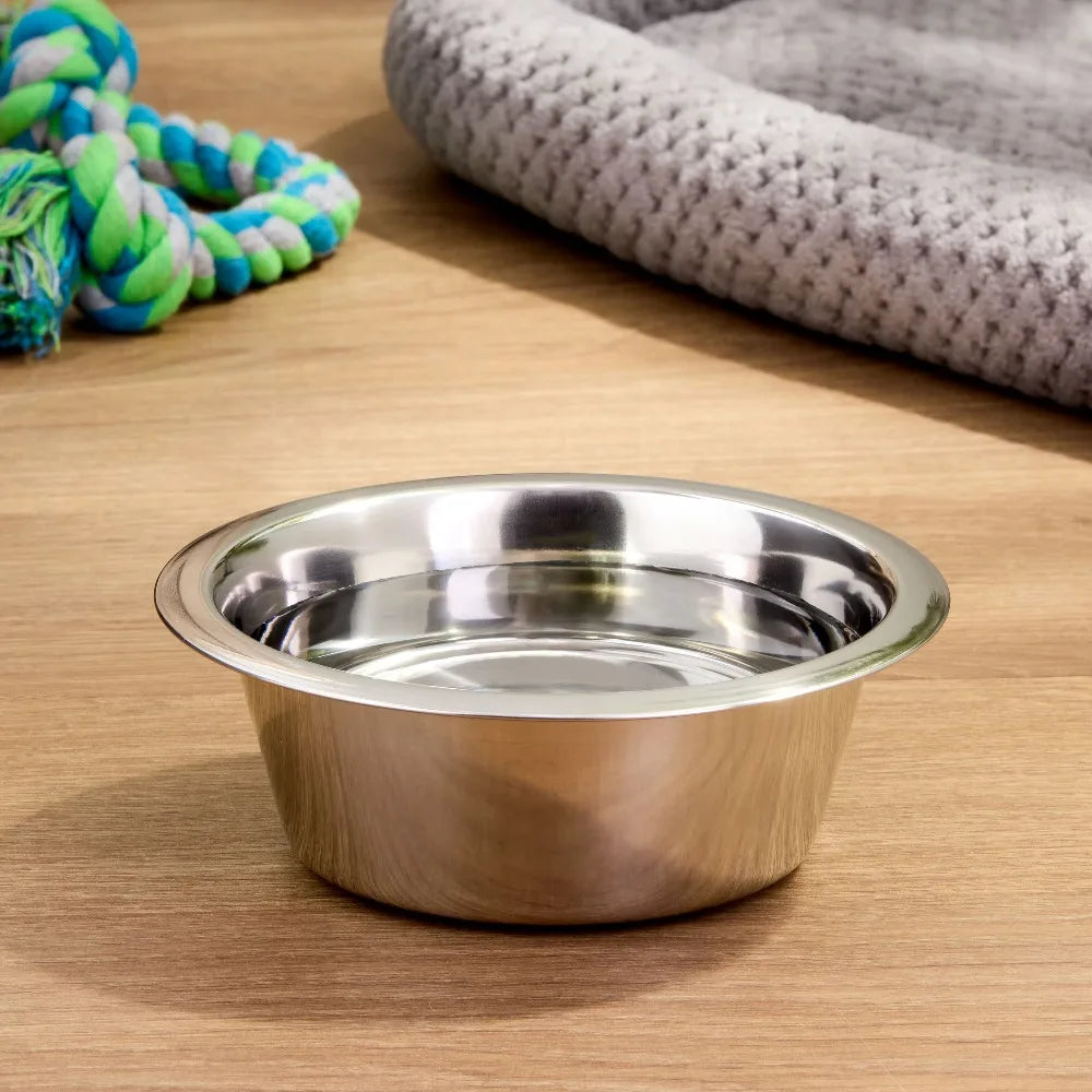 Durable Stainless Steel Pet Bowl For Dogs And Cats