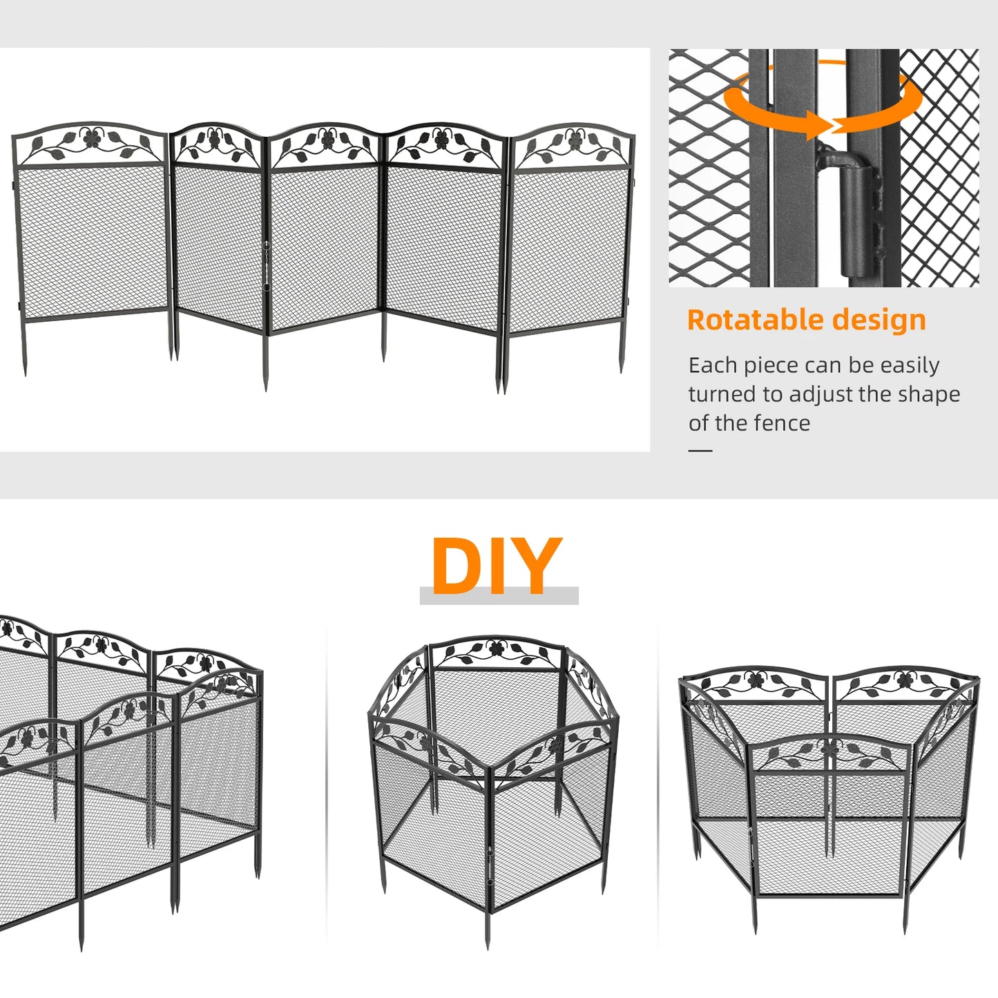 Bingopaw Heavy Metal Dog Playpen With Safety Latch