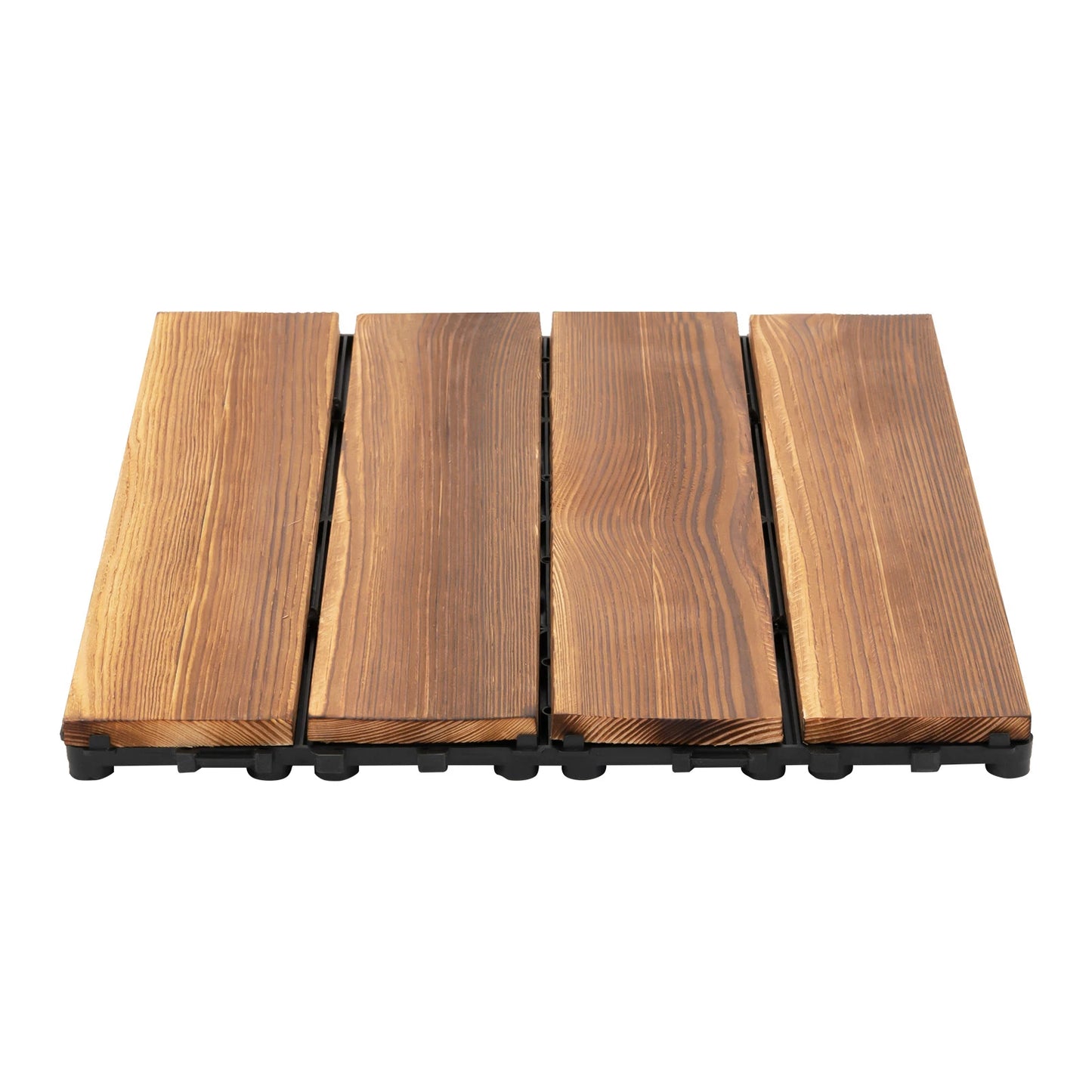 Wood Plastic Composite Interlocking Deck Tiles For Outdoor Use