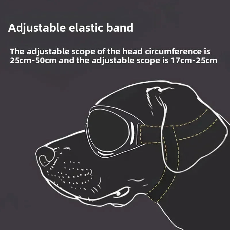 Pet Goggles Adjustable Anti UV Dog Sunglasses For Outdoor Activities