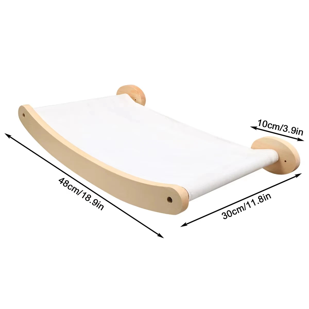 Wall Mounted Cat Bridge With Sisal Rope For Indoor Cats