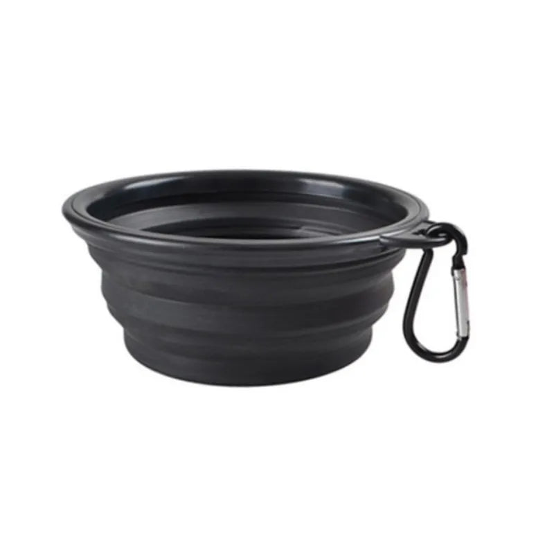 Portable Pet Food Bowl TPR Collapsible Travel Water Bowl