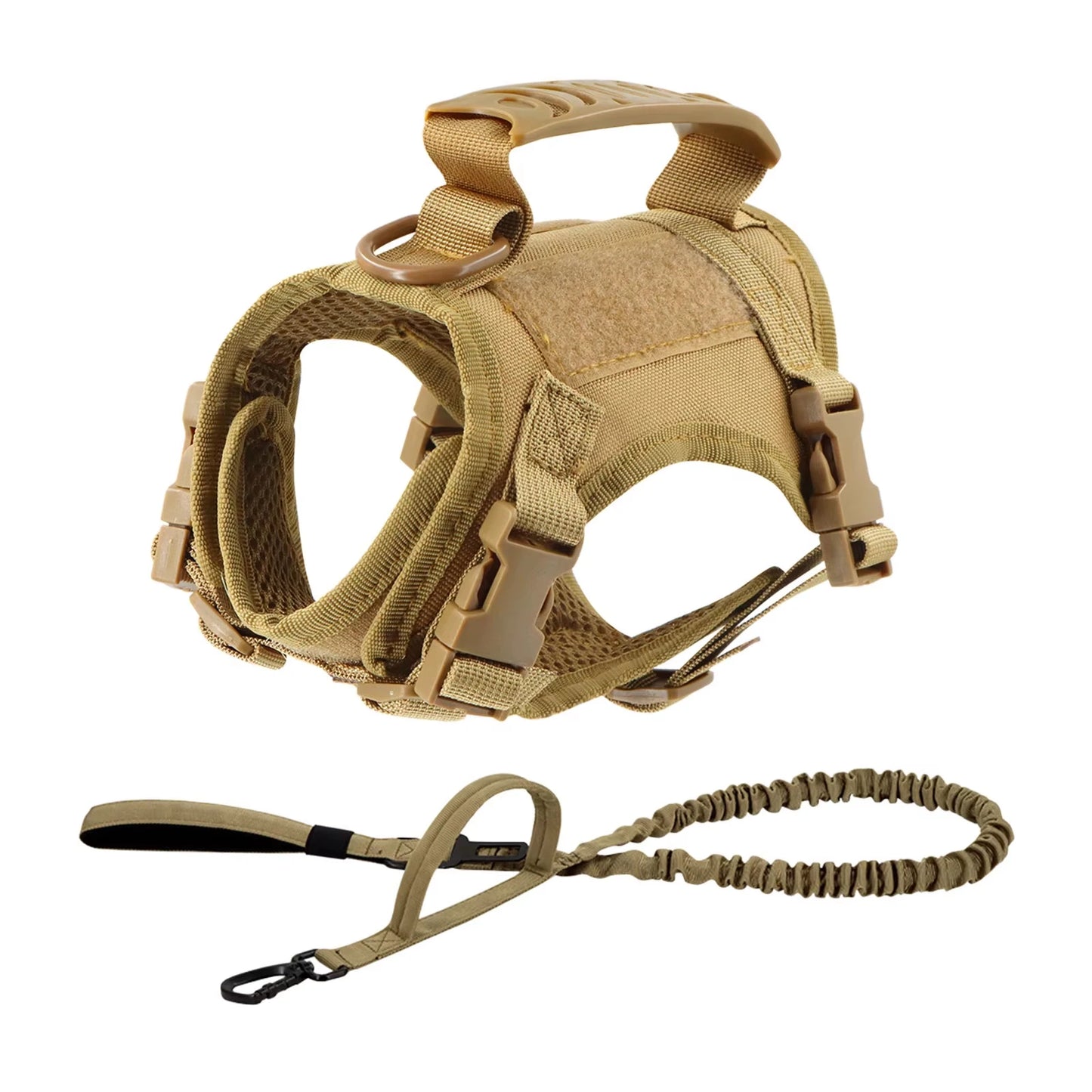 Tactical Puppy Harness Leash Set For Small Dogs Training