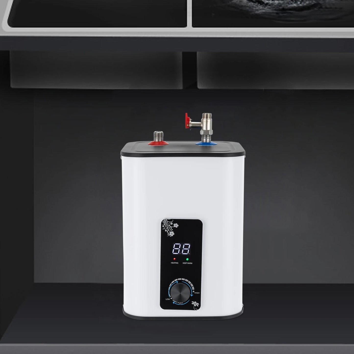 1500W Electric Water Heater Under Sink Stainless Steel SY-8