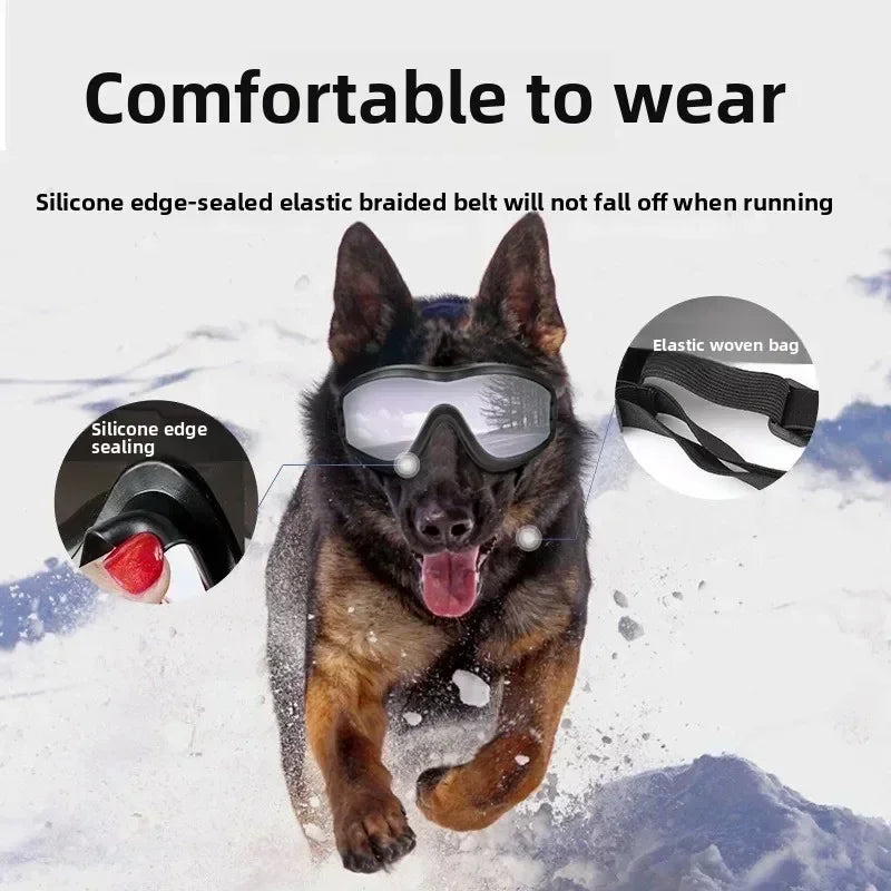 Pet Goggles Adjustable Anti UV Dog Sunglasses For Outdoor Activities
