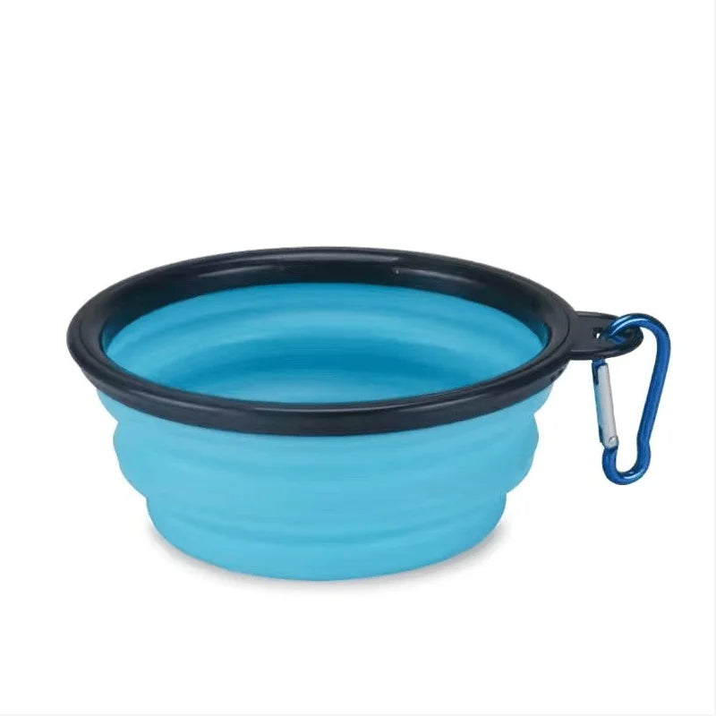 Portable Pet Food Bowl TPR Collapsible Travel Water Bowl