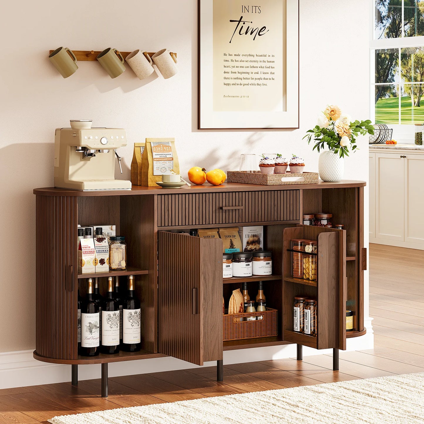 ONBRILL Sideboard Buffet Cabinet With Storage For Kitchen