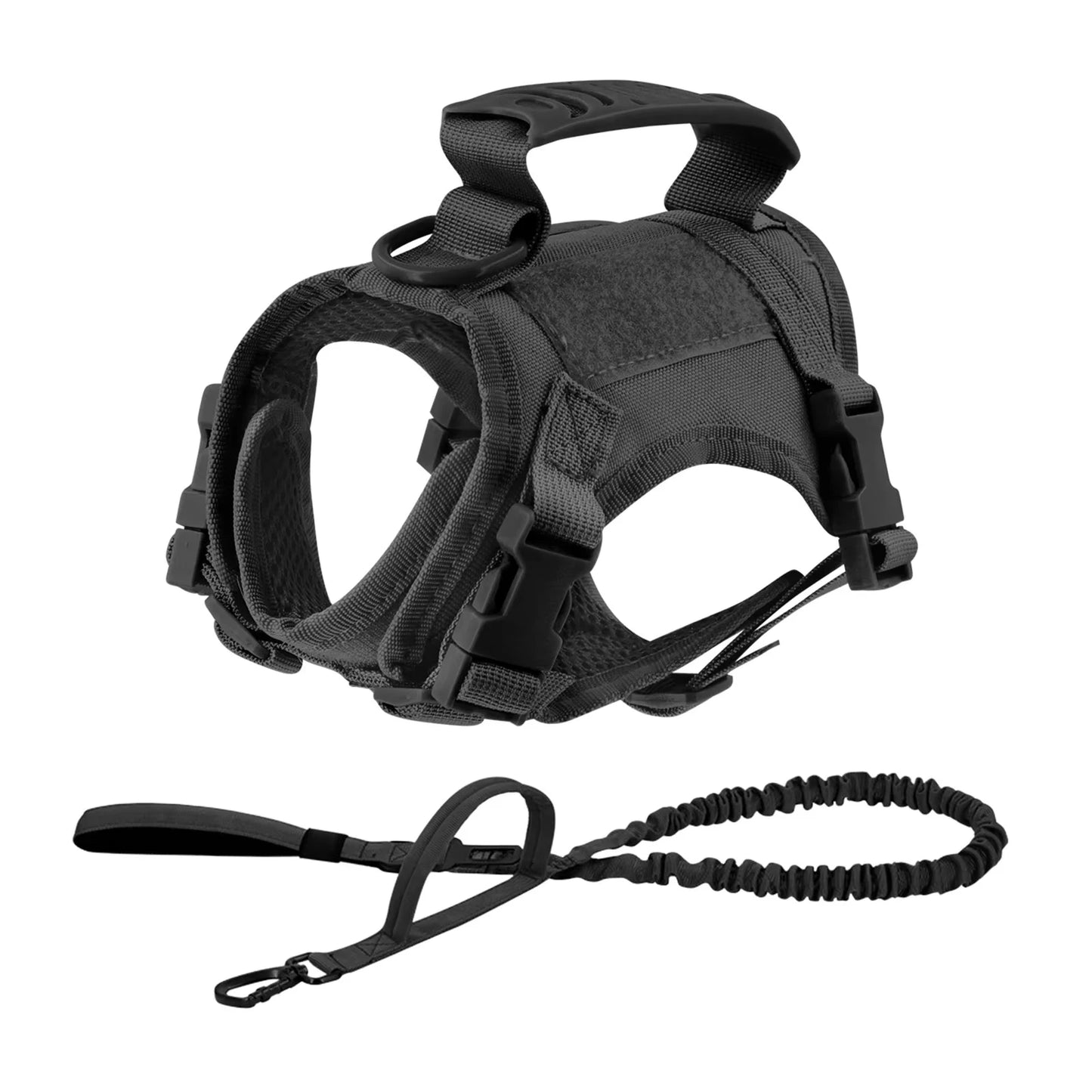 Tactical Puppy Harness Leash Set For Small Dogs Training