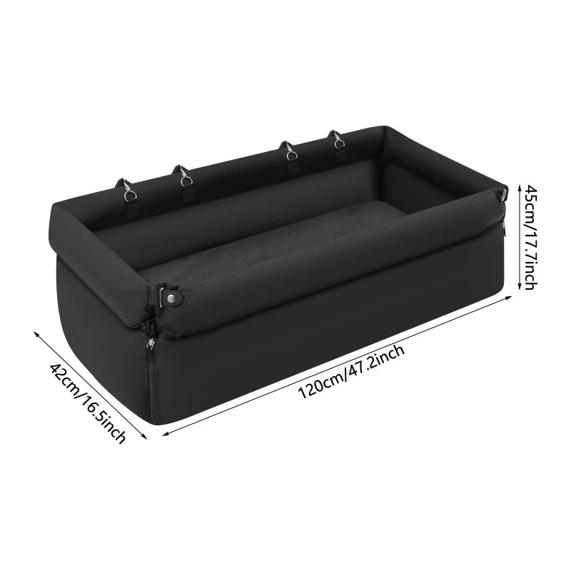 Foldable Travel Pet Car Seat Bed For Dogs And Cats