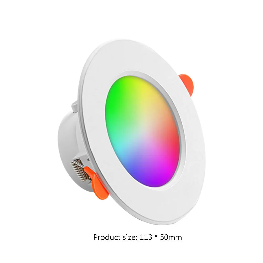 APWIKOGER 10W Smart LED Downlight RGB CCT Bluetooth Lamp