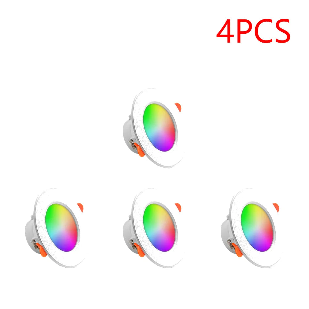 APWIKOGER 10W Smart LED Downlight RGB CCT Bluetooth Lamp