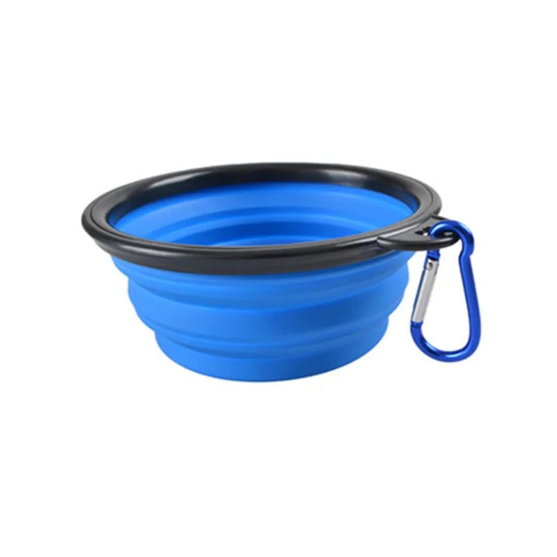Portable Pet Food Bowl TPR Collapsible Travel Water Bowl