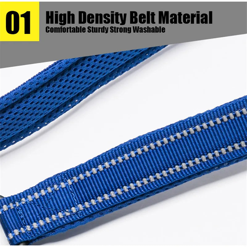 TRUELOVE Soft Dog Leash Reflective Nylon Mesh Padded