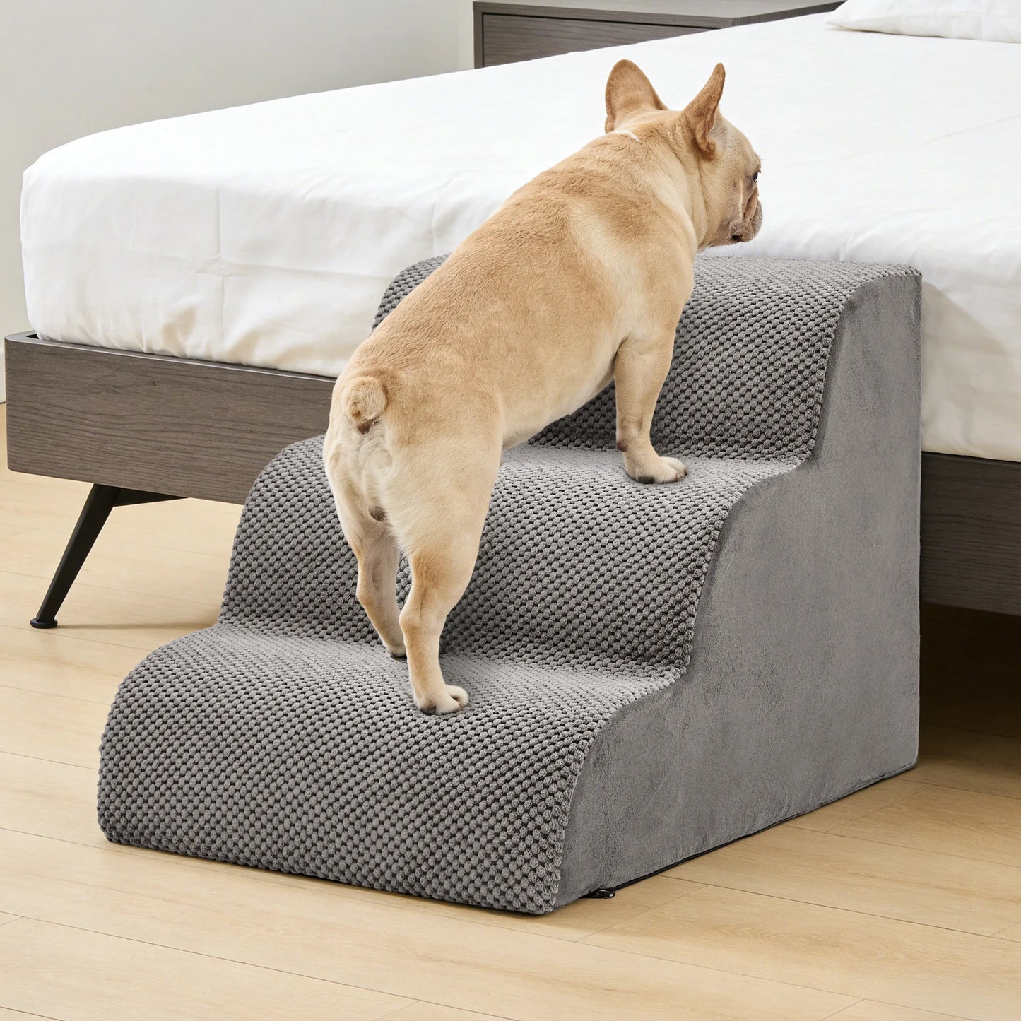 Curved High Density Dog Stairs Ramp For Small Dogs