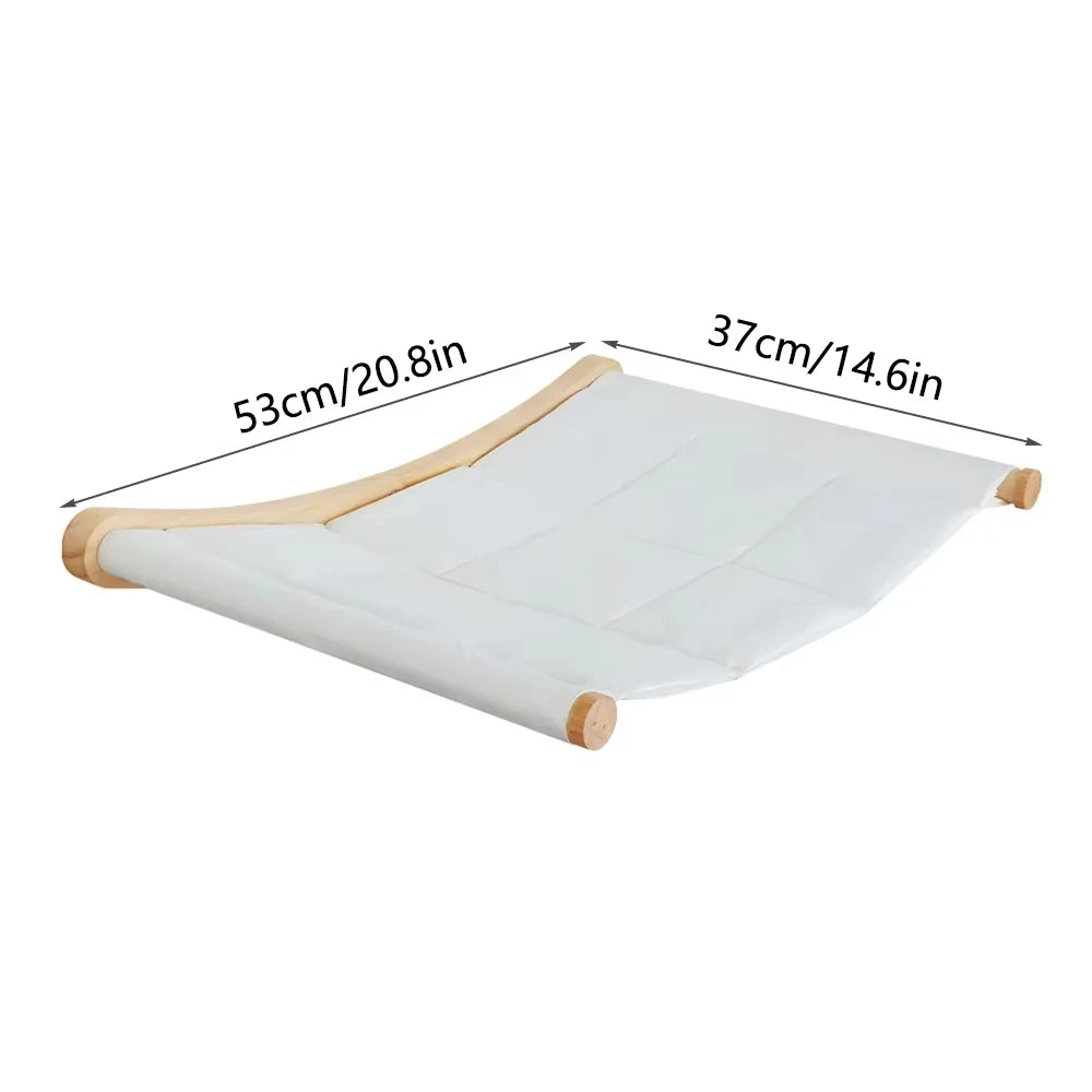 Wall Mounted Cat Bridge With Sisal Rope For Indoor Cats