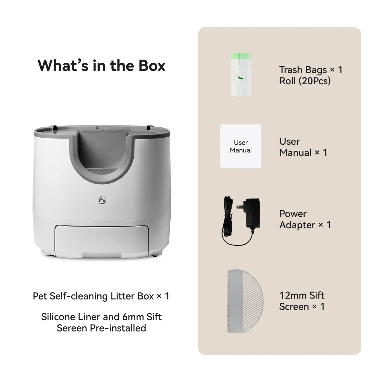Furoomate Automatic Self-Cleaning Cat Litter Box For Easy Maintenance