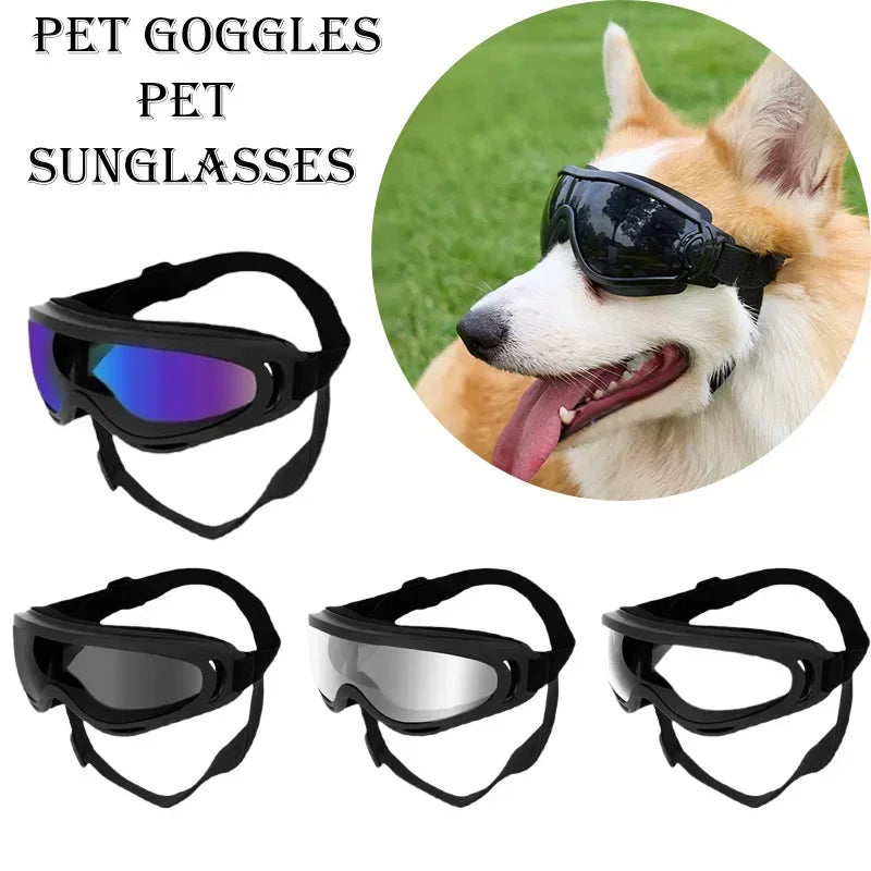 Pet Goggles Adjustable Anti UV Dog Sunglasses For Outdoor Activities