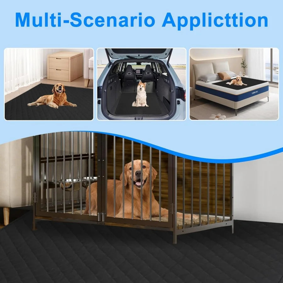 Washable Dog Pee Pads Reusable Waterproof Training Pads Crate Car